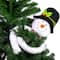 25" Unlit Plush Snowman Christmas Tree Topper